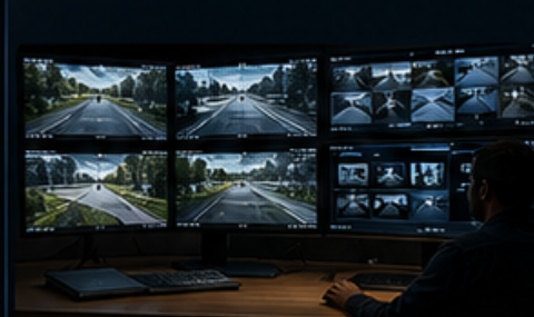 Poste de surveillance vidéo